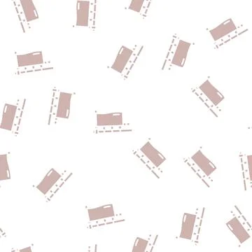 Pole flag web glyph vector seamless pattern Stock Illustration