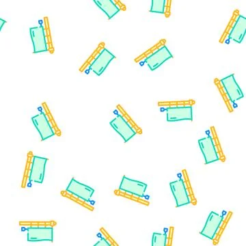 Pole flag web vector seamless pattern 스톡 일러스트