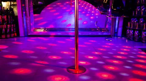 Pole gogo dancer cabaret Stock Footage 43877129