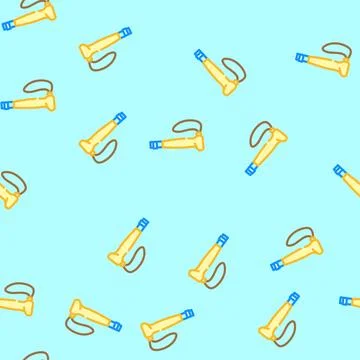 Pole handle strap nordic walking vector seamless pattern イラスト素材