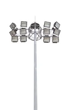 Pole light isolated Stock Photos