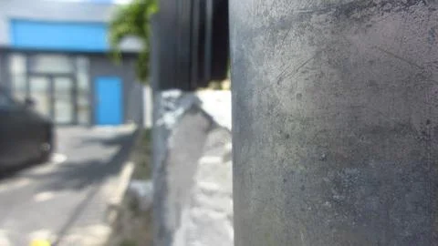 Pole From Out of the Blur Foto stock