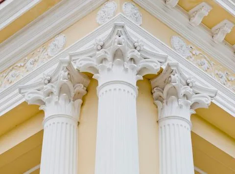 Pole of Roman style Stock Photos