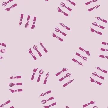 Pole tip close up spike rubber cap glyph seamless pattern Stock Illustration