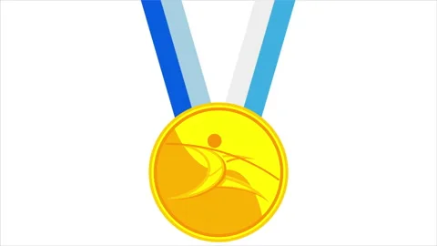 Pole vault gold medal Stock Footage 152542645