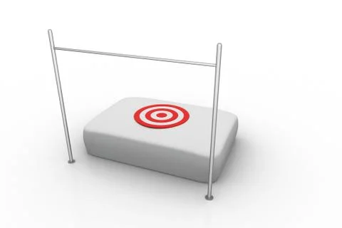 Pole vault target point Selección de ilustraciones gratis