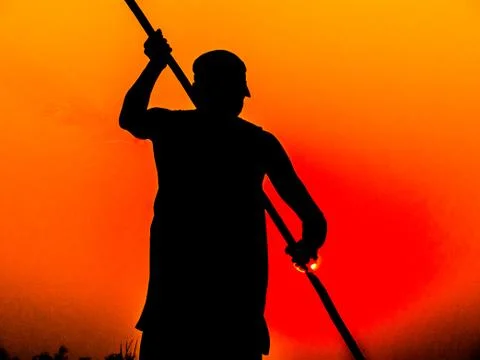 Poler at Sunset Stock Photos