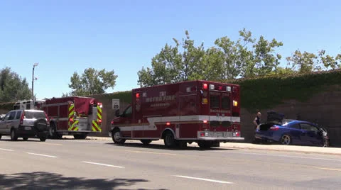 Police Action ,paramedics Stock Footage