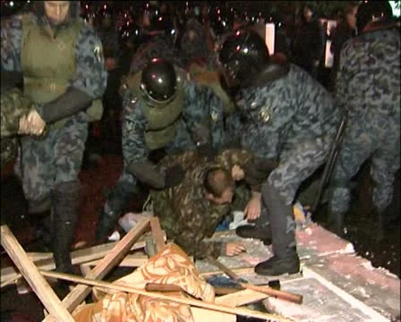 Police arrest Stock Footage 12135469