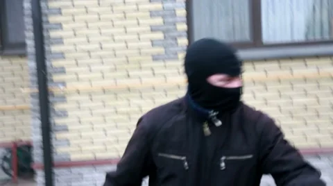 Police arrested the offender Stock Footage 63472938