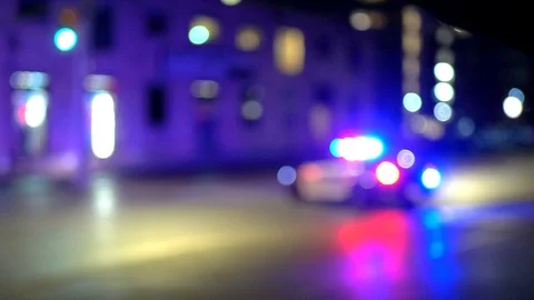 Police Background Lights Red Blue Emerge... | Stock Video | Pond5