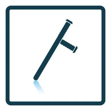 Police baton icon Stock Illustration