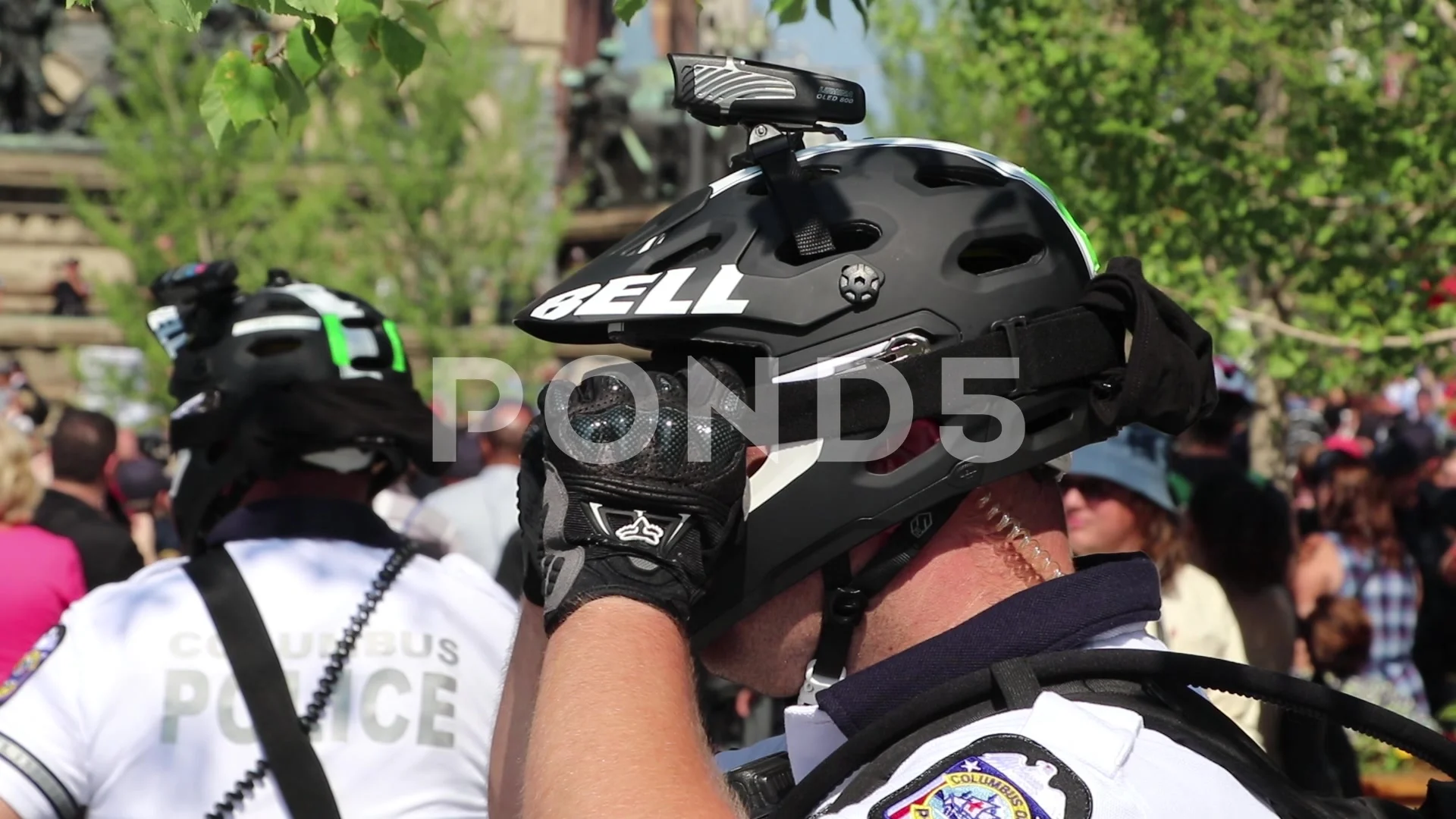 Police discount bike helmet