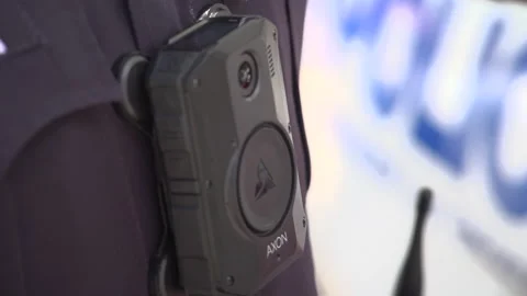 Police Body Camera Stock Footage 186878007
