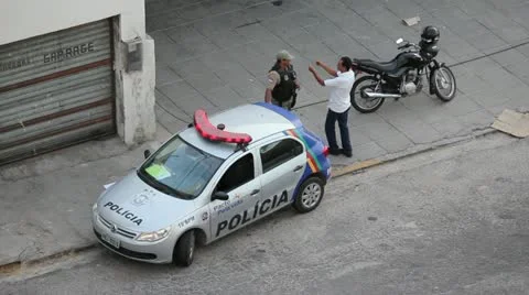 Police in Brazil Stock-Footage 10893547
