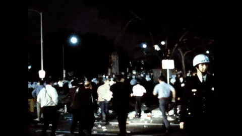 Police Break Up Crowd And Drag Demonstrators Away Stock Footage 105379241