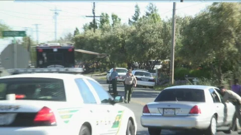 Police Bust 1 Stock Footage 397147