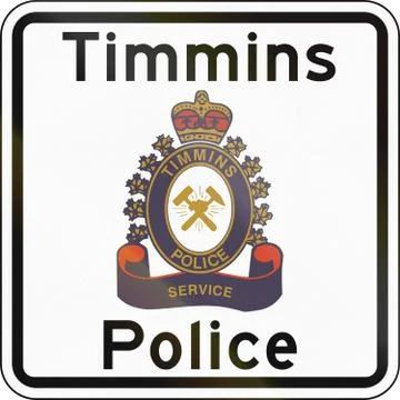 Police In Canada Stock Illustration