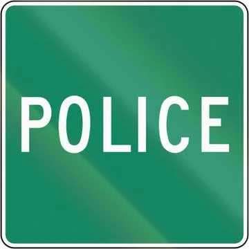 Police In Canada Stock Illustration