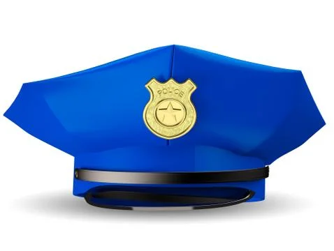 Police cap Stock Illustration