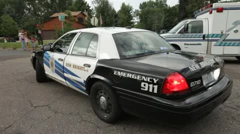 Police Car 1 Video stock 20543430