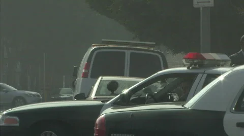 Police car 2 Stock Footage 418089