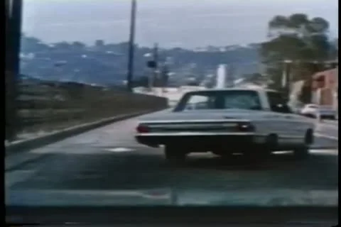 Police car chase on highway Stock Footage