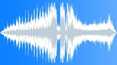 Police car in emergency response with electronic sirens and blast. Sound Effect