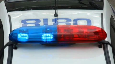Police Car Flasher Stock Footage 59918355