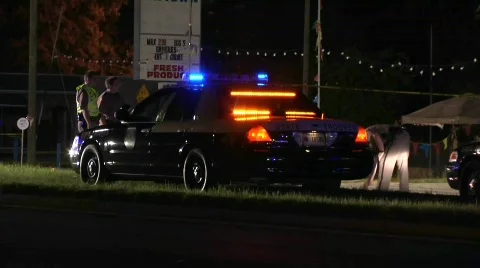 Police car Stock Footage 759257