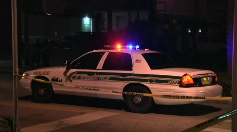 Police car Stock Footage 759288