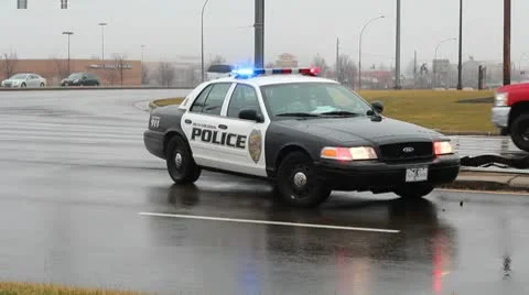 Police Car Stock-Footage 10713844