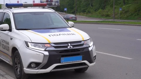 Police car Stock Footage 107461804