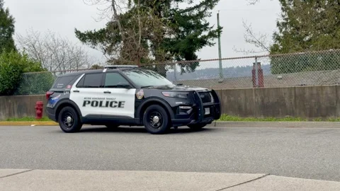 Police Car Stock Footage 331764558