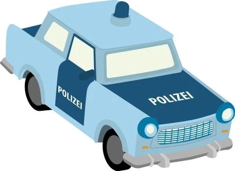 Police car Stock Illustration
