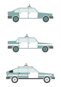 Police car Stock Illustration
