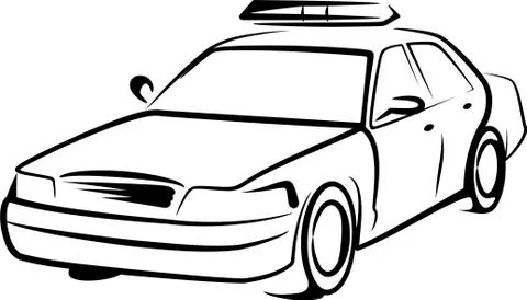 Police car Stock Illustration