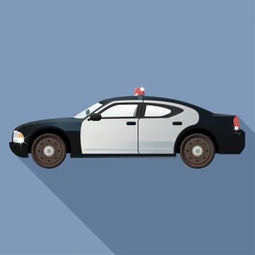 Police car Stock Illustration