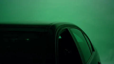 Green screen chroma cop car crash free  