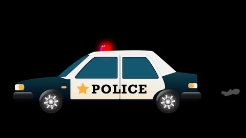 Police Car Loop 動画素材 112663444