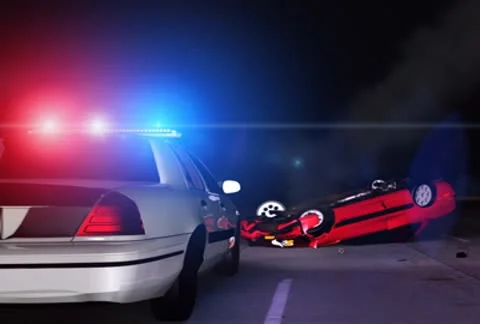 Police Car At Scene Of Accident - 3D Ani... | Stock Video | Pond5