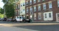 Police Car Speeds Downtown HD Footage