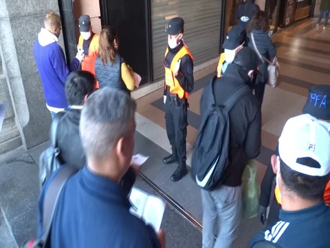 Police control 8- Buenos Aires 스톡 동영상 128014122