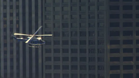 Police Copter Stock Footage 25912121