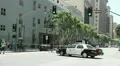 Police cordon off a crime scene in Los Angeles HD Footage