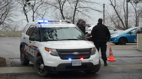Police at Crime Scene Stock Footage 59995331