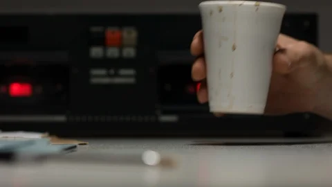 Police Custody Interrogation Interview Room - Detective Questioning a Suspect 스톡 동영상 124548984