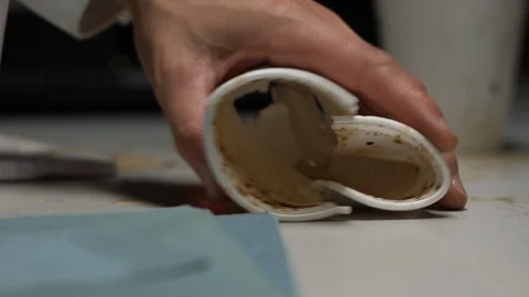 Police Custody Interrogation Interview Room - Detective Questioning a Suspect 스톡 동영상 124550111