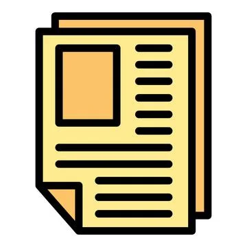 Police document icon vector flat Illustrazione stock