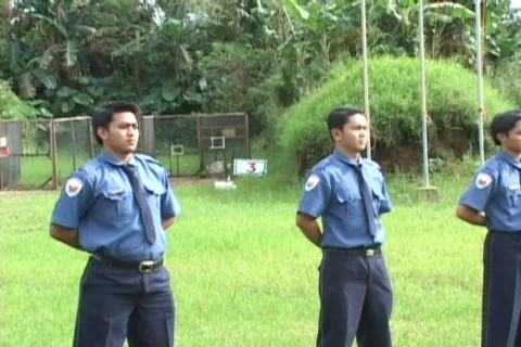 Police Drill Stock Footage 146795